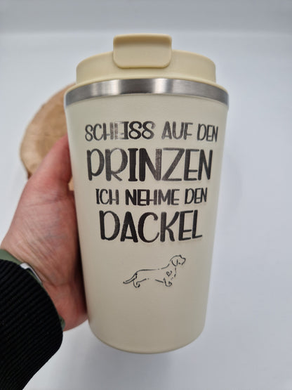 Thermobecher Prinz/Dackel