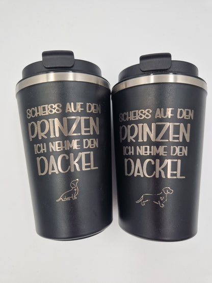 Thermobecher Prinz/Dackel